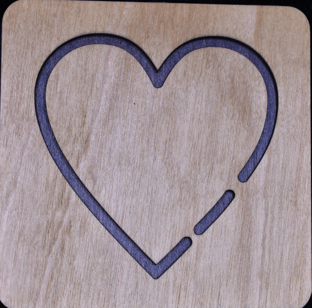 Coaster - Heart