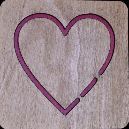 Coaster - Heart