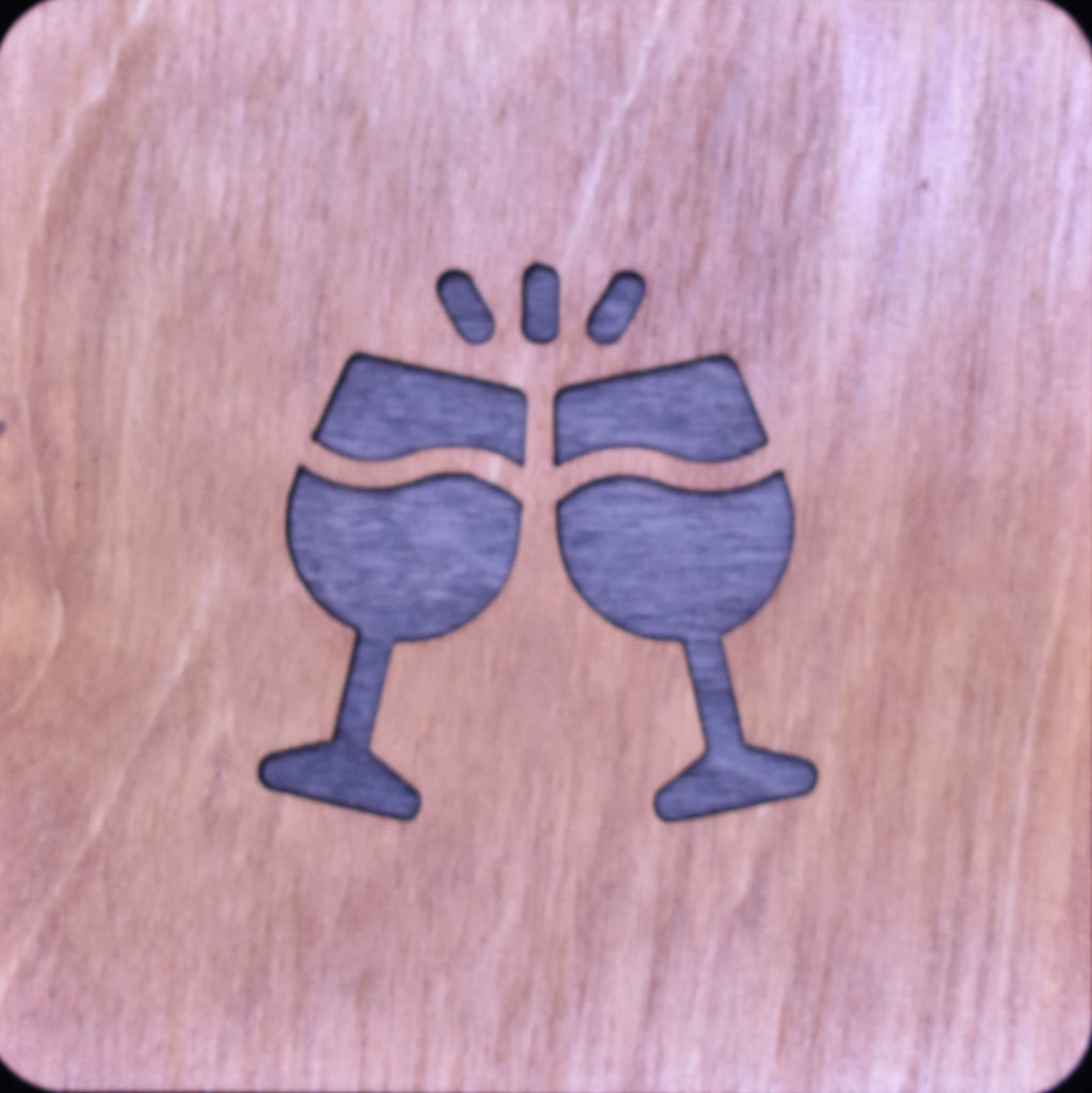 Coaster - Wine Glass